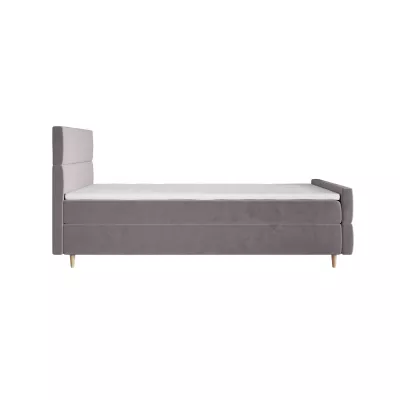 Kontinentální jednolůžková postel 100x200 ANGELES PLUS COMFORT 1 - fialová