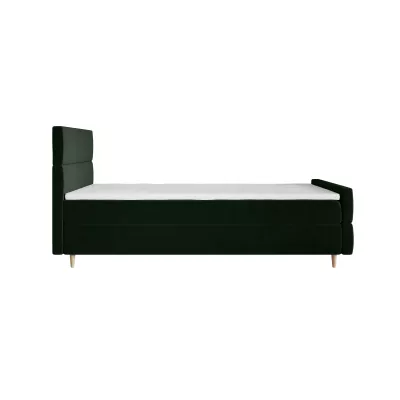 Kontinentální jednolůžková postel 120x200 ANGELES PLUS COMFORT 1 - tmavě zelená