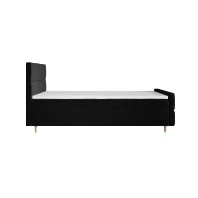 Kontinentální jednolůžková postel 120x200 ANGELES PLUS COMFORT 1 - černá