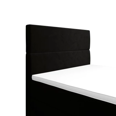 Kontinentální jednolůžková postel 120x200 ANGELES PLUS COMFORT 1 - černá