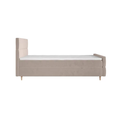 Kontinentální jednolůžková postel 120x200 ANGELES PLUS COMFORT 1 - béžová