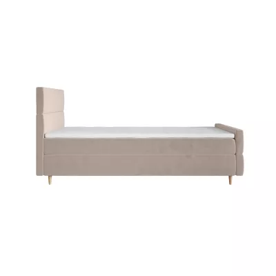 Kontinentální jednolůžková postel 120x200 ANGELES PLUS COMFORT 1 - béžová