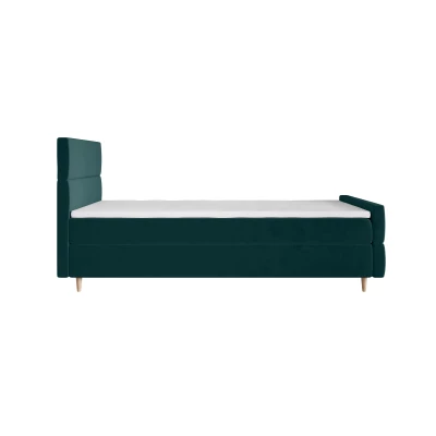 Kontinentální jednolůžková postel 120x200 ANGELES PLUS COMFORT 1 - petrolejová