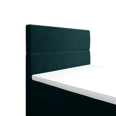 Kontinentální jednolůžková postel 120x200 ANGELES PLUS COMFORT 1 - petrolejová