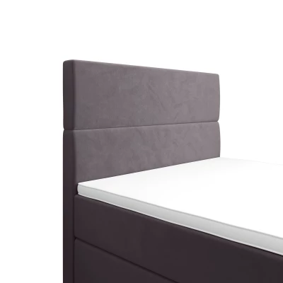 Kontinentální jednolůžková postel 120x200 ANGELES PLUS COMFORT 1 - fialová