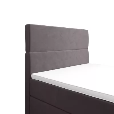 Kontinentální jednolůžková postel 120x200 ANGELES PLUS COMFORT 1 - fialová
