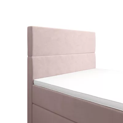 Kontinentální jednolůžková postel 120x200 ANGELES PLUS COMFORT 1 - světle růžová