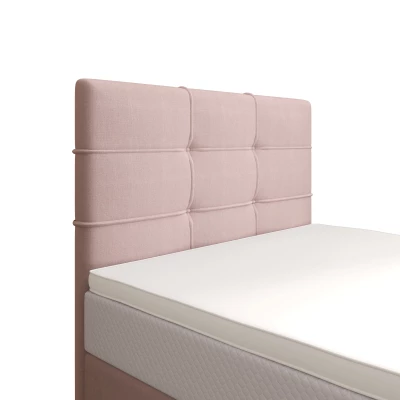 Čalouněná postel 90x200 DELILAH 3 - růžová