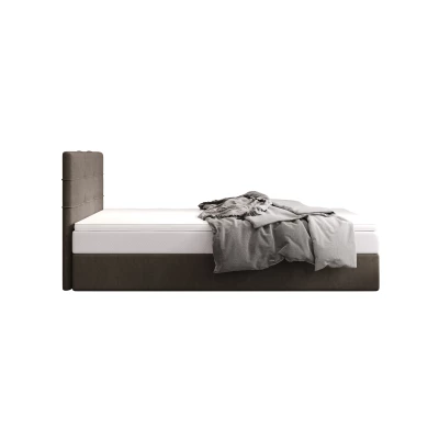 Čalouněná postel 100x200 DELILAH COMFORT 3 - hnědá