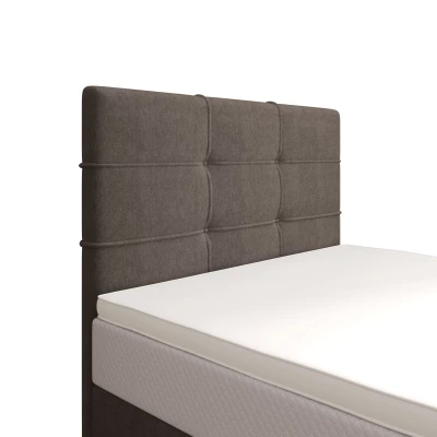 Čalouněná postel 100x200 DELILAH COMFORT 3 - hnědá