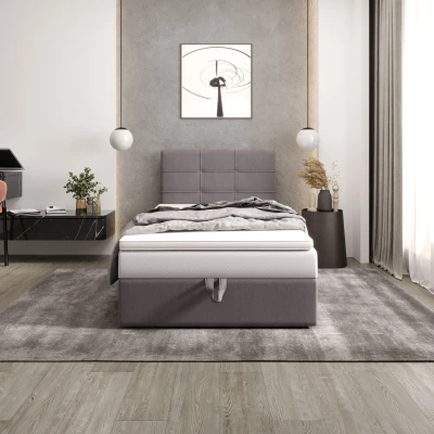 Čalouněná postel 100x200 DELILAH COMFORT 3 - šedá