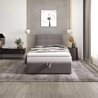 Čalouněná postel 100x200 DELILAH COMFORT 3 - šedá