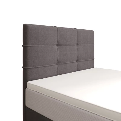 Čalouněná postel 100x200 DELILAH COMFORT 3 - šedá