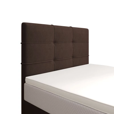 Čalouněná postel 100x200 DELILAH COMFORT 3 - tmavě hnědá