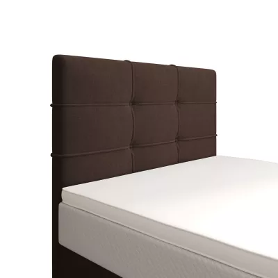 Čalouněná postel 100x200 DELILAH COMFORT 3 - tmavě hnědá