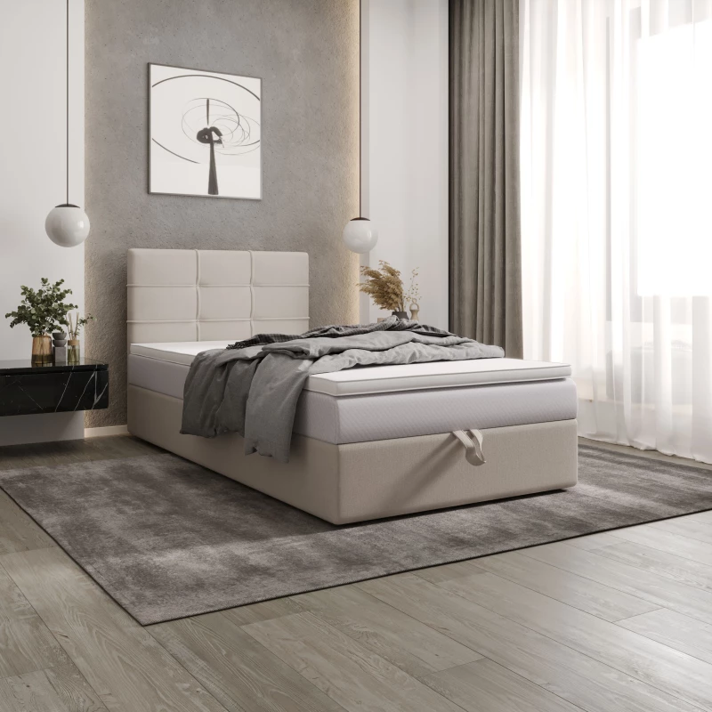 Čalouněná postel 120x200 DELILAH COMFORT 3 - béžová