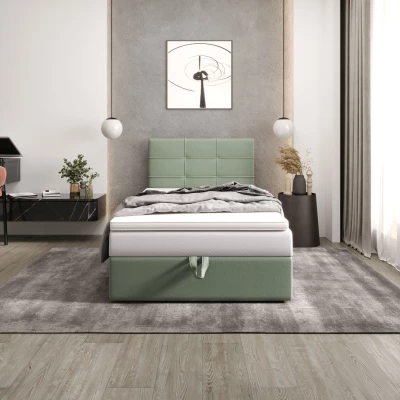 Čalouněná postel 120x200 DELILAH COMFORT 3 - mátová