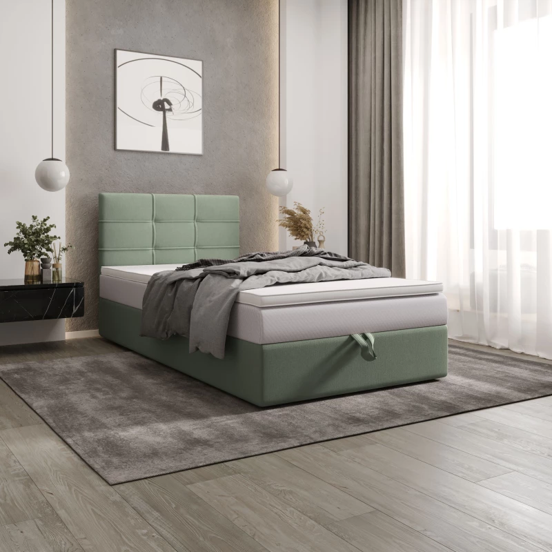 Čalouněná postel 120x200 DELILAH COMFORT 3 - mátová