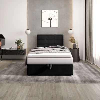 Čalouněná postel 120x200 DELILAH COMFORT 3 - černá