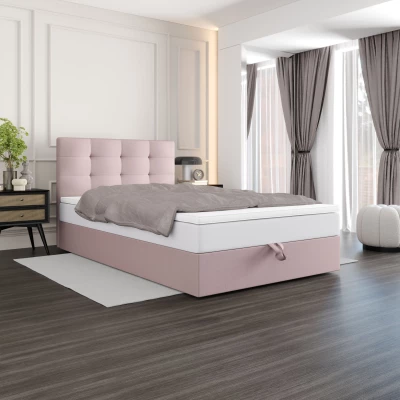 Čalouněná postel 90x200 DELILAH 4 - růžová