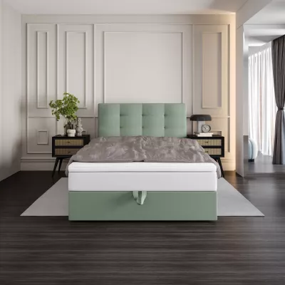 Čalouněná postel 100x200 DELILAH 4 - mátová