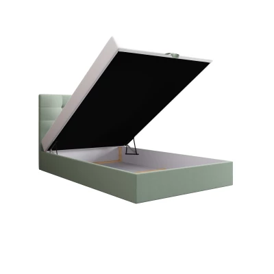 Čalouněná postel 90x200 DELILAH COMFORT 4 - mátová