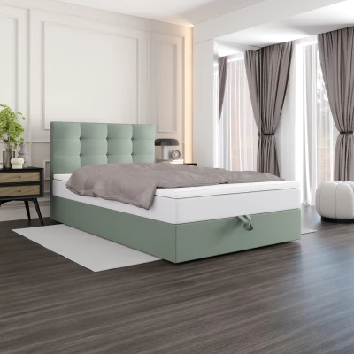 Čalouněná postel 90x200 DELILAH COMFORT 4 - mátová