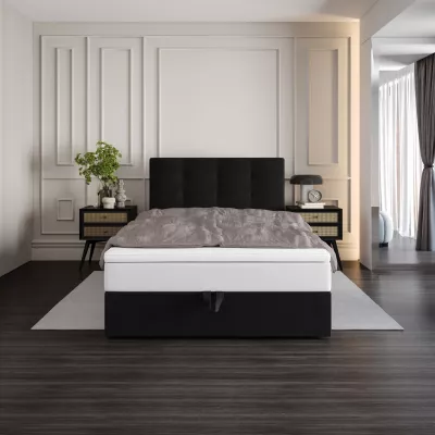 Čalouněná postel 90x200 DELILAH COMFORT 4 - černá