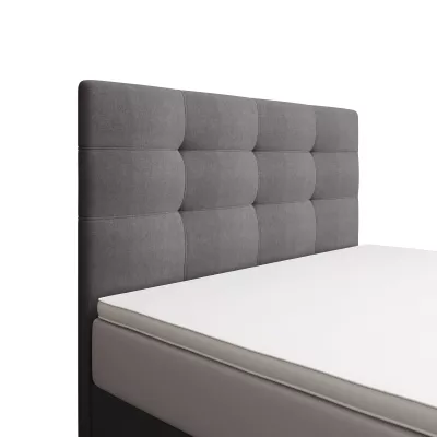 Čalouněná postel 90x200 DELILAH COMFORT 4 - šedá