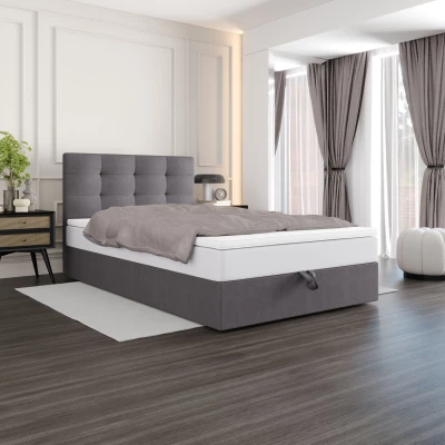 Čalouněná postel 90x200 DELILAH COMFORT 4 - šedá