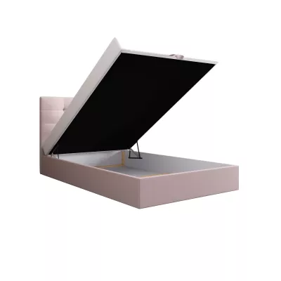 Čalouněná postel 100x200 DELILAH COMFORT 4 - růžová