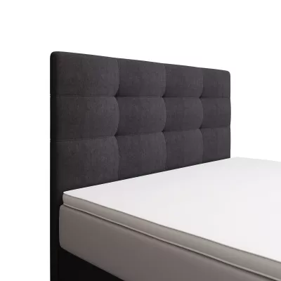 Čalouněná postel 100x200 DELILAH COMFORT 4 - tmavě šedá