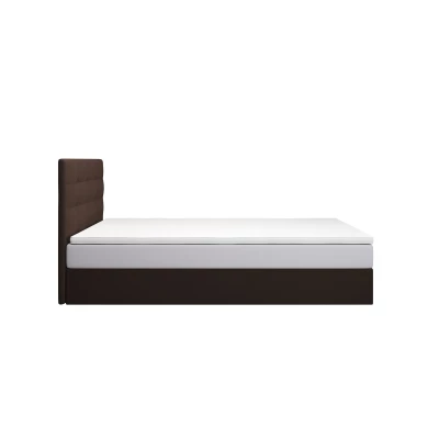 Čalouněná postel 100x200 DELILAH COMFORT 4 - tmavě hnědá