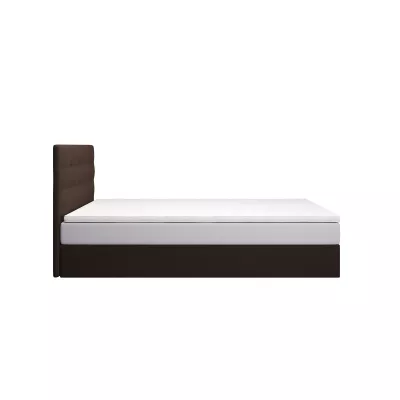 Čalouněná postel 100x200 DELILAH COMFORT 4 - tmavě hnědá