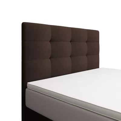 Čalouněná postel 100x200 DELILAH COMFORT 4 - tmavě hnědá