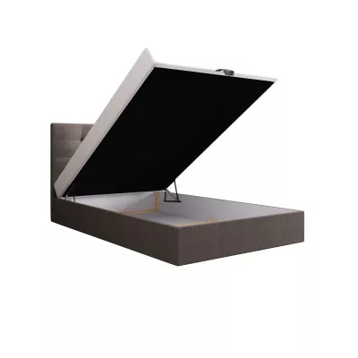 Čalouněná postel 120x200 DELILAH COMFORT 4 - hnědá