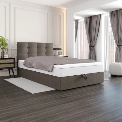 Čalouněná postel 120x200 DELILAH COMFORT 4 - hnědá