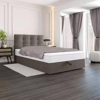 Čalouněná postel 120x200 DELILAH COMFORT 4 - hnědá