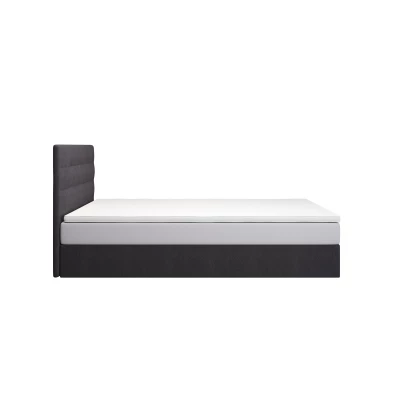 Čalouněná postel 120x200 DELILAH COMFORT 4 - tmavě šedá