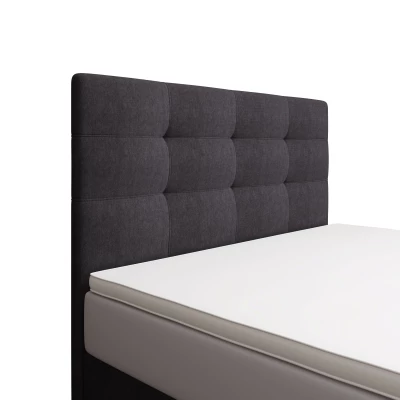 Čalouněná postel 120x200 DELILAH COMFORT 4 - tmavě šedá