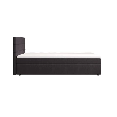Jednolůžková postel 90x200 STIG COMFORT 7 s úložným prostorem - tmavě šedá
