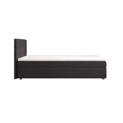 Jednolůžková postel 90x200 STIG COMFORT 7 s úložným prostorem - tmavě šedá