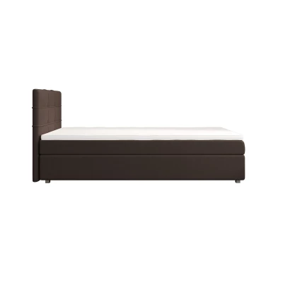 Jednolůžková postel 100x200 STIG COMFORT 7 s úložným prostorem - hnědá