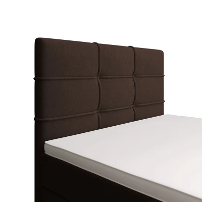 Jednolůžková postel 100x200 STIG COMFORT 7 s úložným prostorem - hnědá