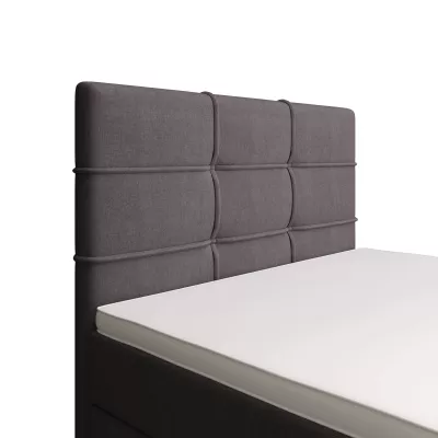 Jednolůžková postel 100x200 STIG COMFORT 7 s úložným prostorem - šedá