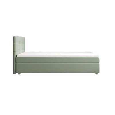 Jednolůžková postel 100x200 STIG COMFORT 7 s úložným prostorem - mátová
