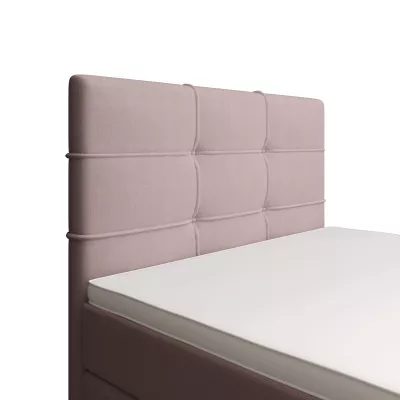 Jednolůžková postel 100x200 STIG COMFORT 7 s úložným prostorem - růžová