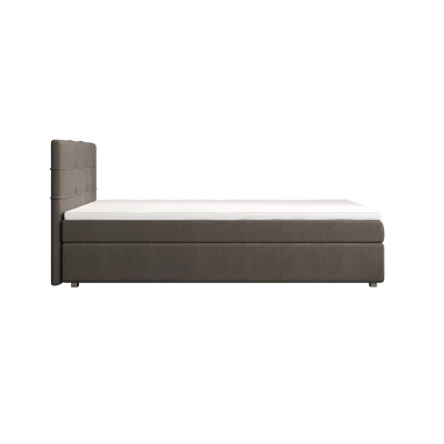 Jednolůžková postel 100x200 STIG COMFORT 7 s úložným prostorem - světle hnědá