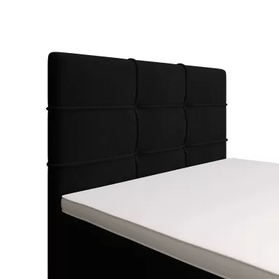 Jednolůžková postel 120x200 STIG COMFORT 7 s úložným prostorem - černá