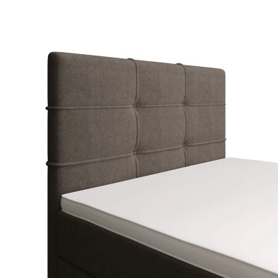 Jednolůžková postel 120x200 STIG COMFORT 7 s úložným prostorem - světle hnědá